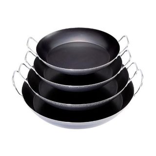 Plat à paëlla tôle bleue 42cm - 5023.42