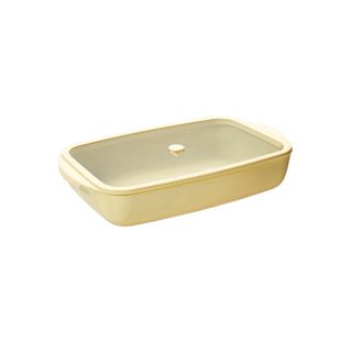 Plat à four rectangulaire 3.6l + couvercle - 40-PKV082