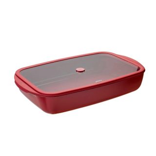 Plat à four rectangulaire 3.6l + couvercle - 40-PKV078
