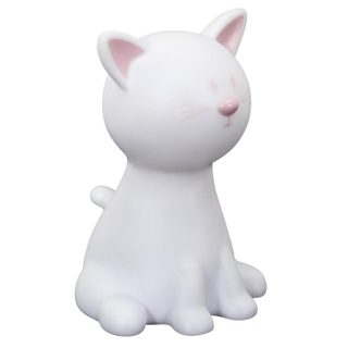 Lampe Veilleuse Enfant Led  Chat  19cm Blanc