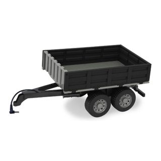 Benne noire pour tracteur RC 1:16