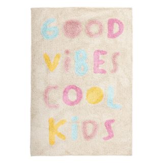 Tapis Tufté à Inscriptions  Assya  100x150cm Multicolore