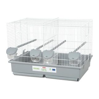Zolux Cage primo 57 et grise 57 par 31 par 41 cm pour oiseaux