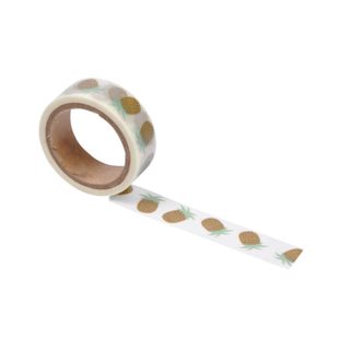 Ruban Masking Tape  Ananas  5M Blanc