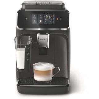 Expresso Broyeur EP2334/10 cafetière à grain LatteGo série 2300, 4 boissons, SilentBrew, Noir