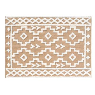 Tapis déco en jute  medine  120x170cm naturel