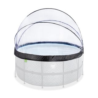 Dôme pour piscine tubulaire ronde de Ø 4,40 à 4,60 m - Exit Toys