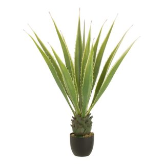 Plante Artificielle en Pot  Agave  115cm Vert