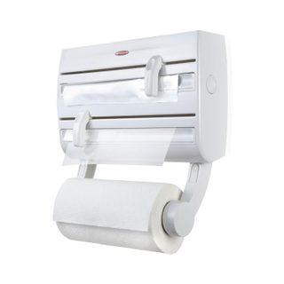 Leifheit Dérouleur mural Parat F2 ComfortLine 25771 porte rouleau cuisine pour 3 rouleaux