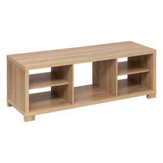 Meuble TV Avec Étagères  Bivoak  120cm Naturel