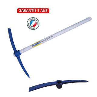 Pioche terrassier 2,5 kg - manche 90 cm pefc - œil rond - outil de terrassement