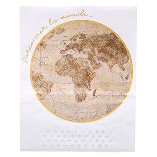 Sticker Plat Mural  Loft  70x87cm Naturel & Blanc