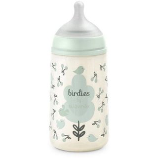 Biberon - SUAVINEX - Birdies - Tétine SX Pro M - 270 ml - 3 a 6 mois - Vert