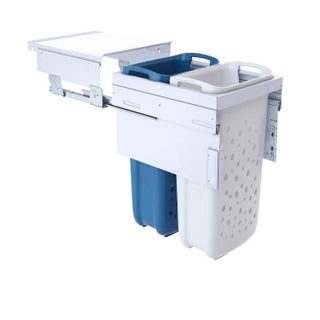 Double panier à linge encastrable 66L Hailo Laundry Carrier 500