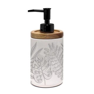 Distributeur de savon imprimé  amber  17cm gris