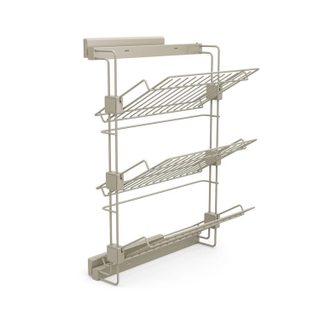 Porte-chaussures latéral coulissant pour placards et dressing, Gauche