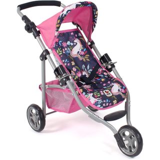 Petite poussette de jogging LOLA Licorne pour poupée