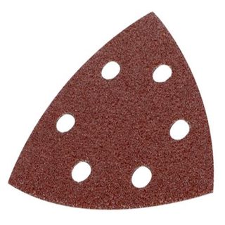 Lot de 5 patins triangulaires auto-agrippants - grain 120 - 90x90x90 mm