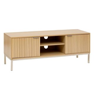 Meuble TV 2 Portes  Tasso  120cm Naturel