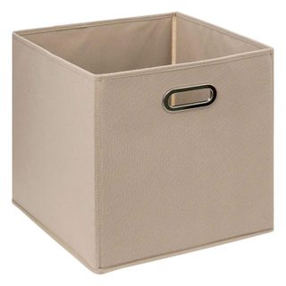 Boîte de Rangement Carrée Pliable  Mix n'Modul  31x31cm Beige Lin