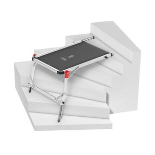 Plateforme de travail pour escalier en aluminium Hailo TP1
