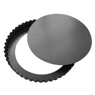 De Buyer Moule à tarte rond cannelé démontable 32cm 4706.32
