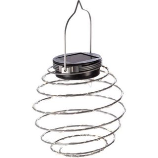 Galix Lot de 2 suspensions spirale solaire 16 LED