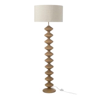 Lampadaire en Bois  Chenille  156cm Naturel