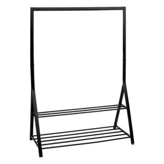 Portant à Vêtements 2 Étages  Athena  167cm Noir