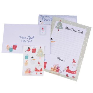 Homea Kit 2 Lettres & Stickers Père Noël 32cm