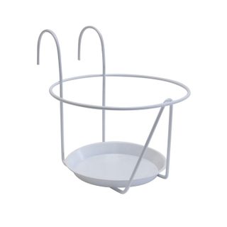 Porte-pots soucoupe crochet - 20-22 cm - blanc