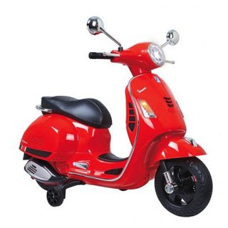 Ride-on vespa gts 125 rouge 12v