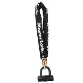 Master Lock Chane en acier cment d'une longueur de 90 cm x 10 mm de diamtre avec mini U cl