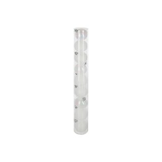 Lot de 9 Boules de Noël  Colorama  6cm Blanc
