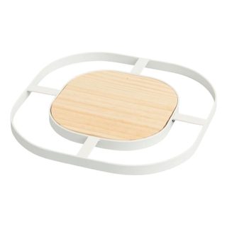 Dessous de Plat en Métal  Balm  17cm Blanc