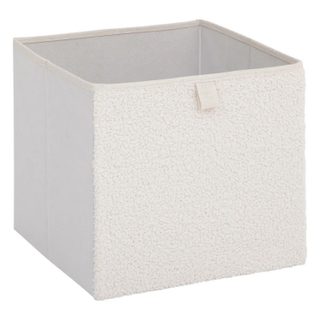 Boîte de Rangement  Bouclette  31x31cm Blanc