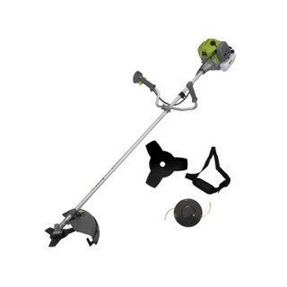Debroussailleuse thermique 43 Cm3 Moteur 2T 1,5CV Lame 3 dents + Bobine de fil + Sangle de portée VITO