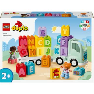 LEGO DUPLO Ma Ville 10421 Le Camion de l'Alphabet - Jouet Éducatif Montessori dès 2 ans