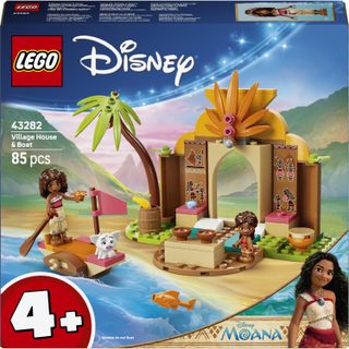 Disney Vaiana 43282 - Maison de village et pirogue de Vaiana