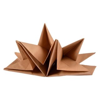 Lot de 12 Serviettes en Papier  Pré Pliées  40x60cm Kraft