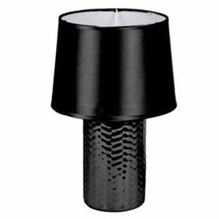 Lampe à Poser Design  Effet Tressé  30cm Noir