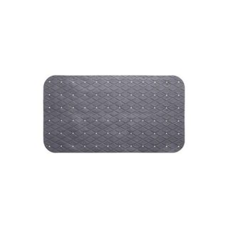 Fond de Bain PVC  Diamond  39x69cm Gris