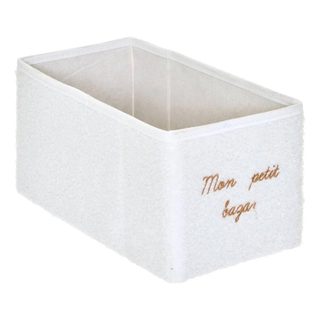 Boîte de Rangement Enfant  Mon Petit Bazar  29x14cm Blanc