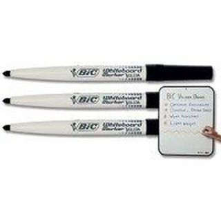 BIC Velleda 1741 Feutres pour Tableau Blanc Effaçables à Sec, Pointe Conique Moyenne 1,4 mm - Marqueur