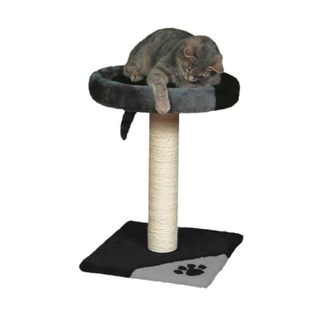 Trixie Arbre a chat Tarifa Junior 52 cm peluche gris noir poteau sisal