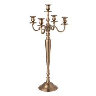 Chandelier en Métal  Genaro  98cm Rose Doré