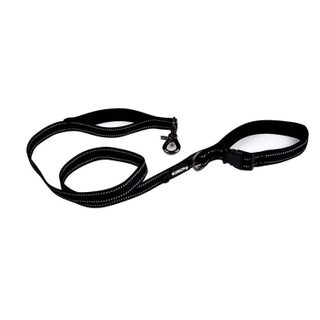 Laisse pour Chien  Double Poignées  150cm Noir