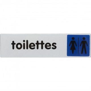 Nodata Plaque toilettes h/f en plastique