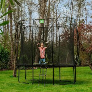 Trampoline Silhouette rectangulaire 214 x 305 cm Noir - Exit Toys