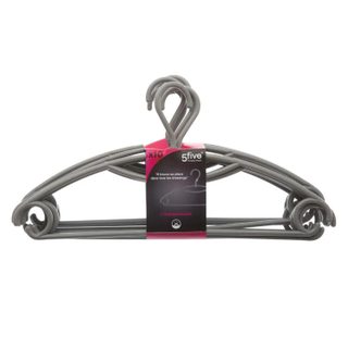 Lot de 10 Cintres  Pivotants  41cm Gris